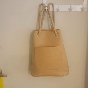 Vegan leather backpack